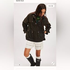 We the free headliner wax chore coat M retail $398